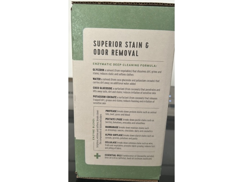 Root & Splendor Ultra Concentrated Liquid Laundry Detergent, Humble Blend Frankincense Basil & Lime, 202 Loads, 101.44 fl oz/3 L