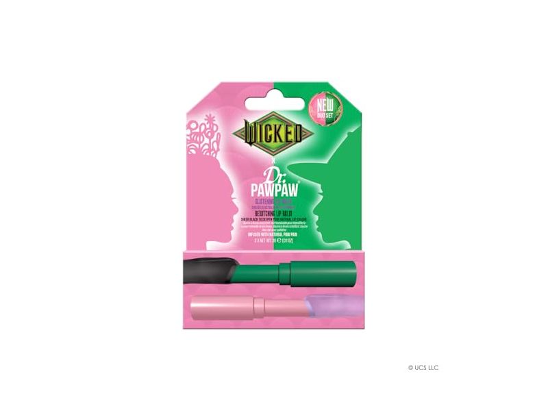 Wicked x Dr. PawPaw Lip Balm Duo, Glistening & Bewitching, 0.10 oz/3 g