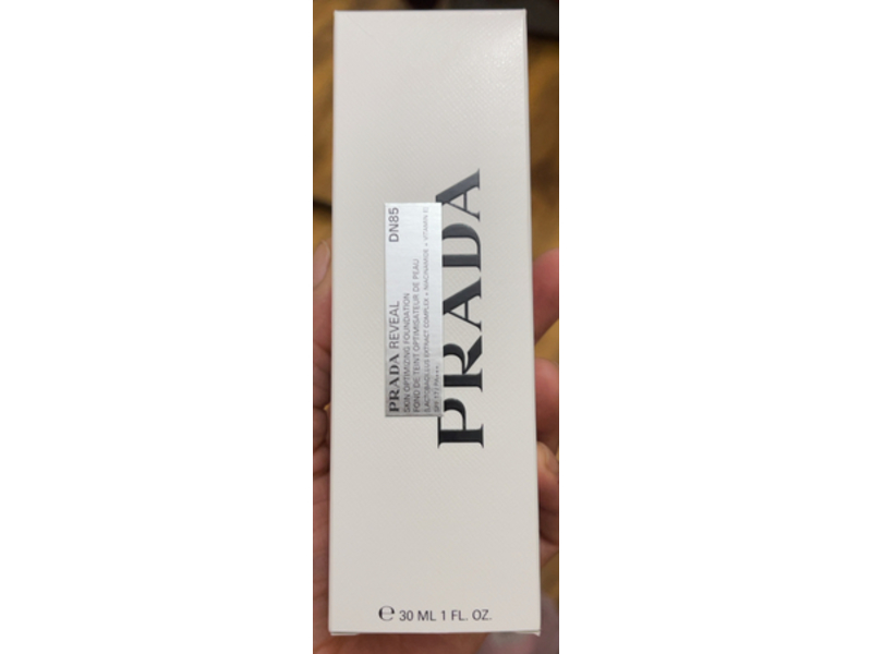 Prada Reveal Skin Optimizing Foundation, SPF 17 PA+++, DN 85, 1 fl oz/30 mL