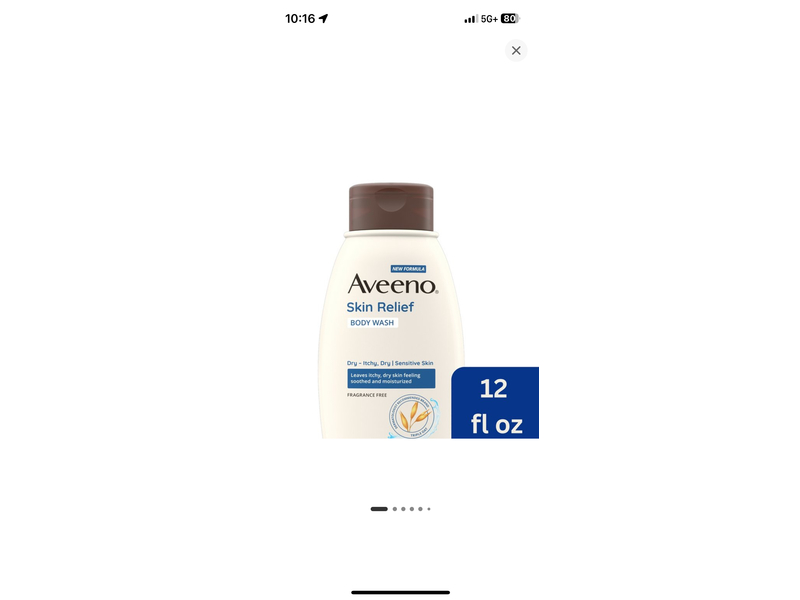 Aveeno Skin Relief Body Wash, 12 fl oz