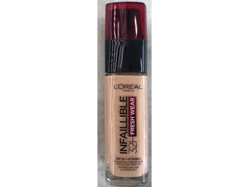 L'oreal Paris Infallible Foundations, 32H Fresh Wear, SPF 25+,