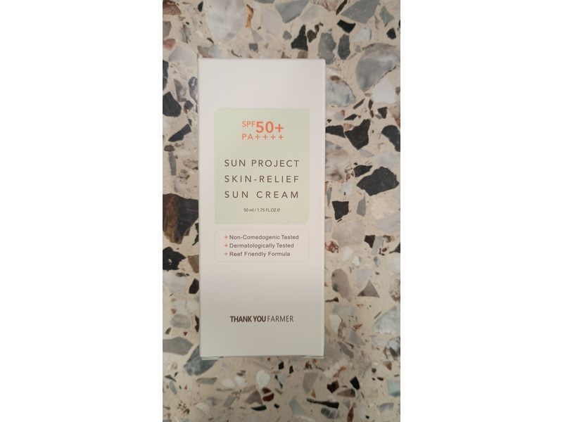 Thank You Farmer Sun Project Skin Relief Sun Cream, SPF 50+ PA++++, 50 mL