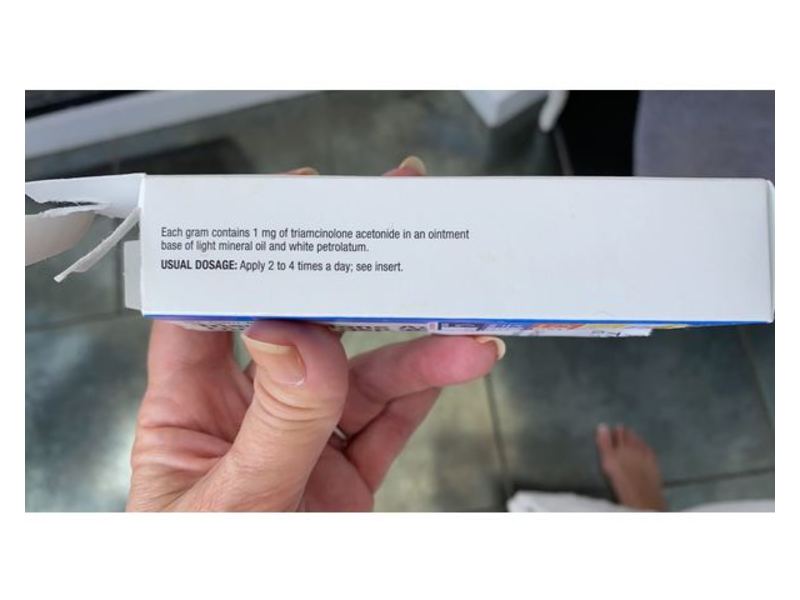 Triamcinolone Acetonide Ointment 0.1% USP, Perrigo (RX)