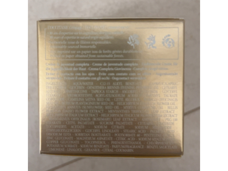 L’Occitane en Provence Immortelle Divine Creme, 1 fl oz/30 mL