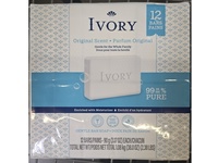 Ivory Gentle Bar Soap, Orginal, 3.17 oz/90 g, 12 Count - thumbnail 2