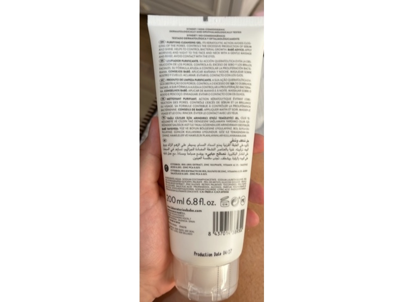 Babe Laboratorios Stop Akn Purifying Cleansing Gel, 6.8 fl oz/200 mL