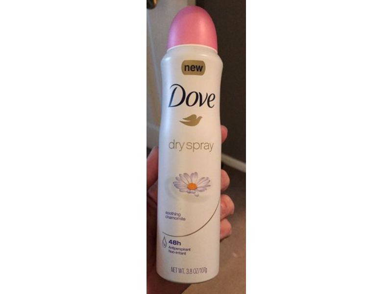 Dove Advance Care Dry Spray Soothing Antiperspirant Deodorant, Chamomile, 3.8 oz/107 g
