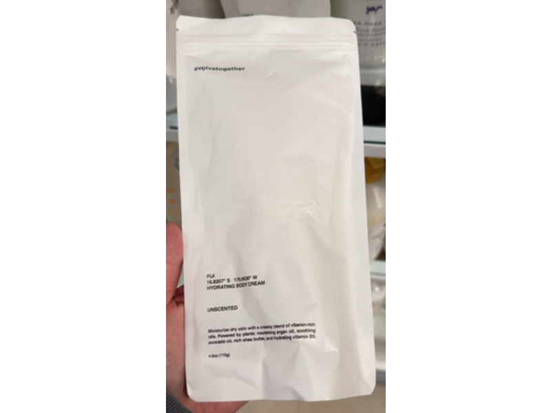 Evolvetogether Fiji Hydrating Body Cream, 4.0 oz/115 g