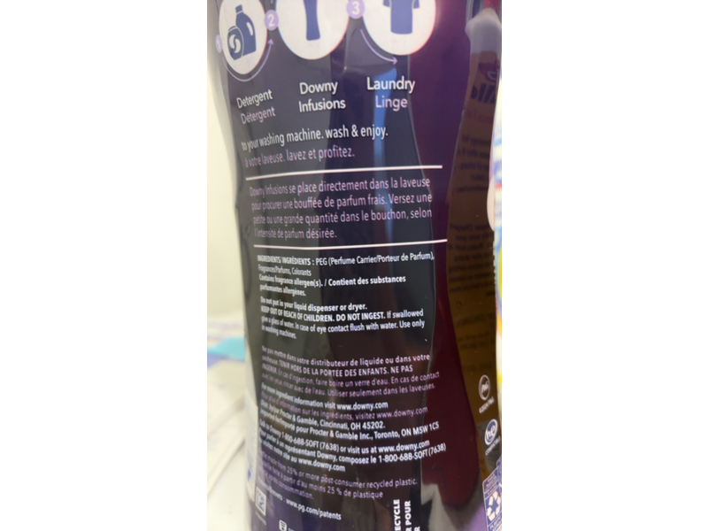 Downy Infusions Calm In-Wash Scent Booster, Lavender & Vanilla Bean, 30.1 oz/853 g