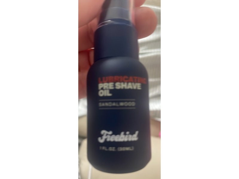 Freebird Lubricating Pre Shave Oil, Sandalwood, 1 fl oz/30 mL