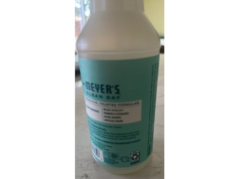 Mrs.Meyer's Clean Day Multi-Surface Everyday Cleanser, Mint Scent, 16 fl oz/473 mL