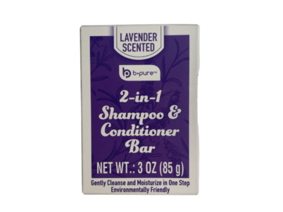 B.Pure 2-In-1 Shampoo & Conditioner Bar, 3 oz/85 g