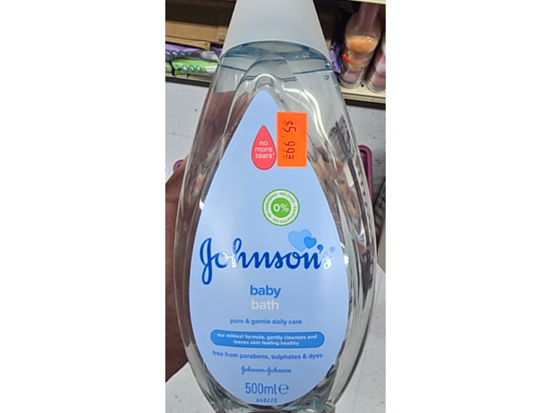 Johnson's Baby Bath, 16.9 fl oz/500 mL