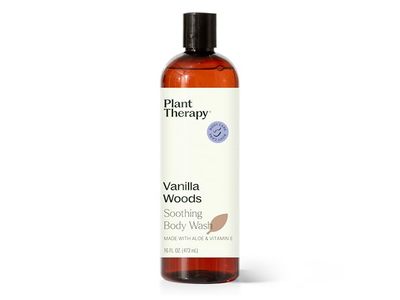Plant Therapy Soothing Body Wash, Vanilla Woods, 16 fl oz/473 mL