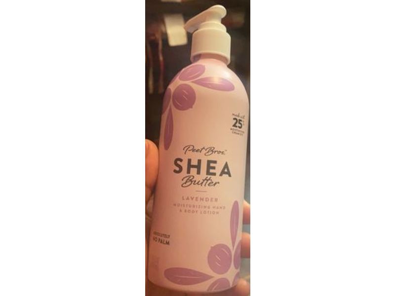 Peet Bros Shea Butter Body Lotion, Lavender, 10 fl oz