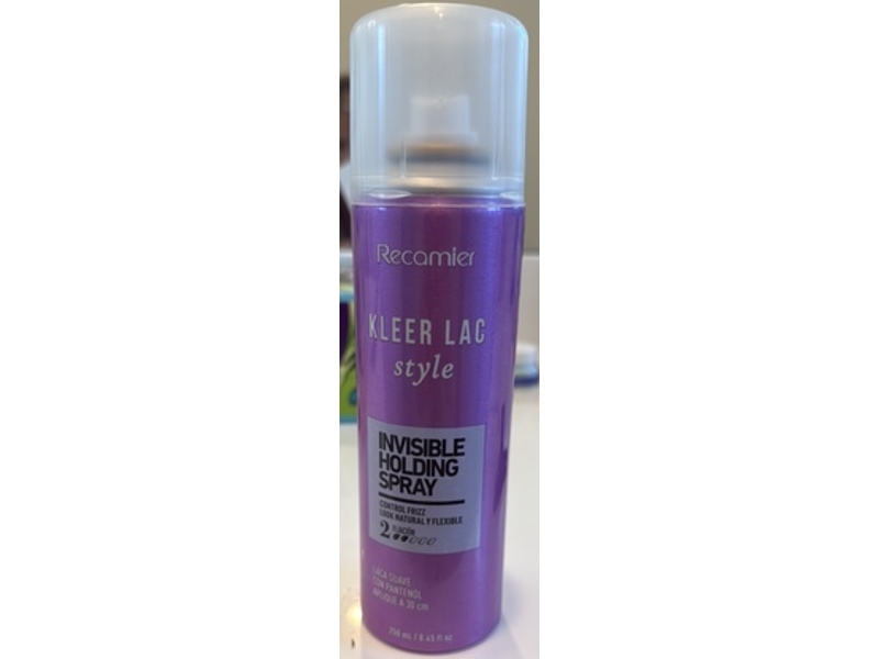 Recamier Kleer Lac Style Invisible Holding Spray, 8.45 fl oz/250 mL