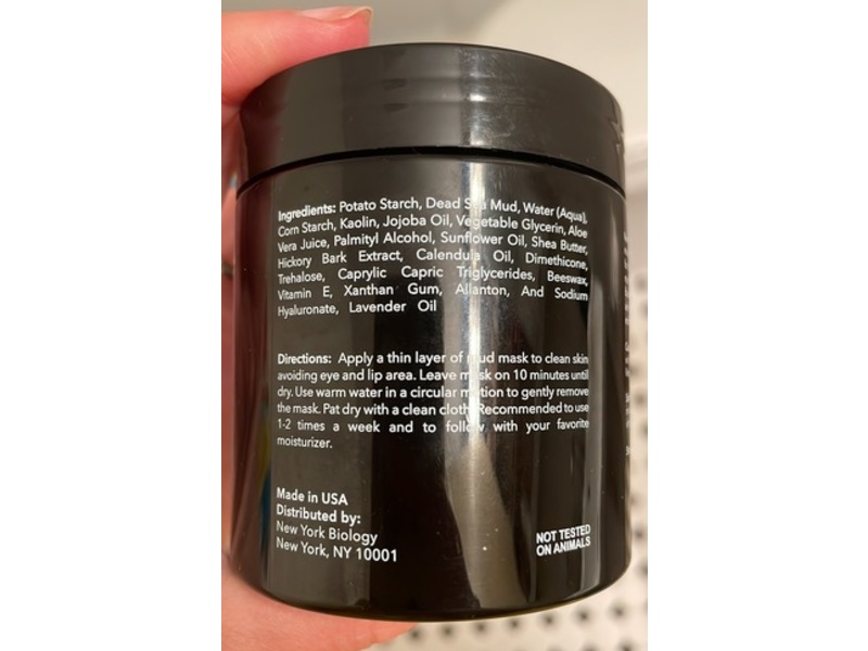 New York Biology Dead Sea Mud Mask, 8.8 fl oz/250 g