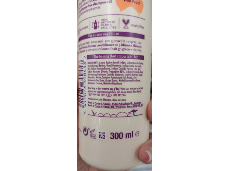 Aussie Bonza Colour Shampoo, 300 mL, Pack Of 3