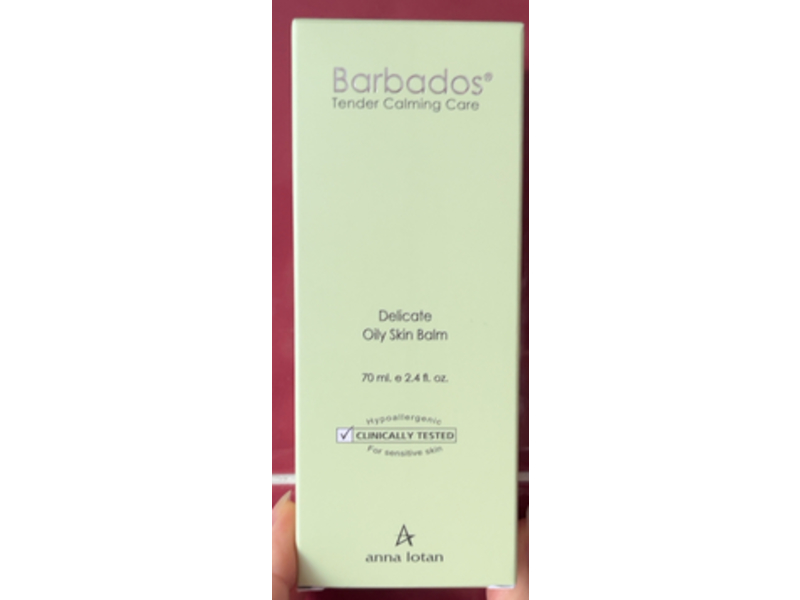 Anna Lotan Barbados Delicate Oily Skin Balm, 2.4 fl oz/70 mL