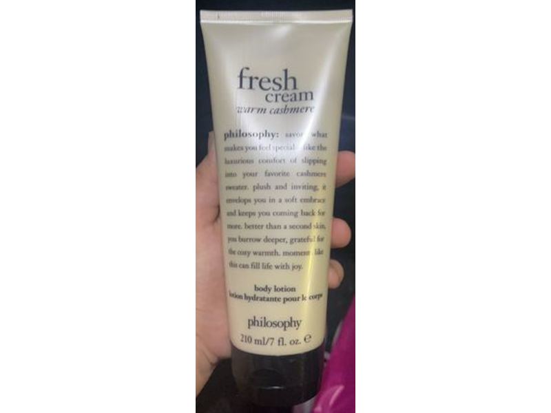 Philosophy Fresh Cream Body Lotion, Warm Cashmere, 7 fl oz/210 mL