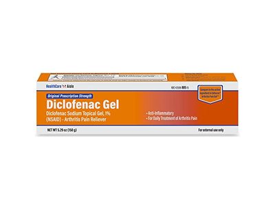 HealthCareAisle Diclofenac Gel Arthritis Pain Reliever, 5.29 oz/150 g