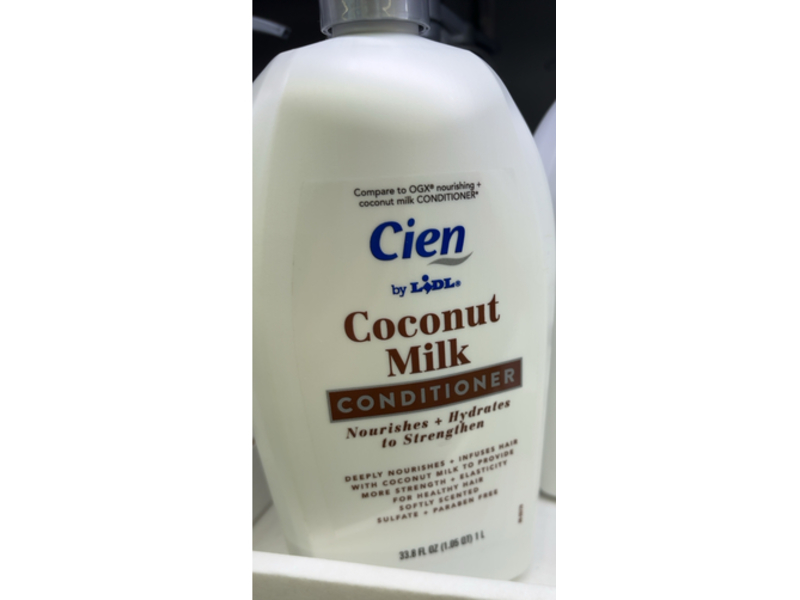 Cien By Lidl Conditioner, Coconut Milk, 33.8 fl oz/1 L