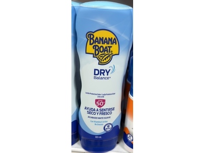 Banana Boat Dry Balance Sunscreen Lotion, SPF 50+, Vitamin E & Aloe, 180 mL