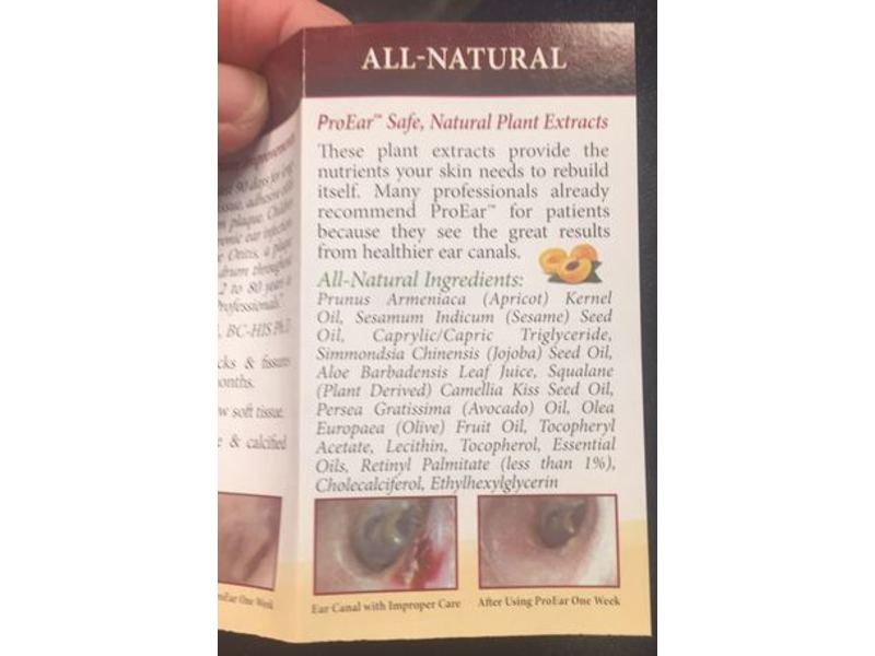 Miracell ProEar For Dry,Itchy, Irritated Ears, 0.5 fl oz/14.7 mL