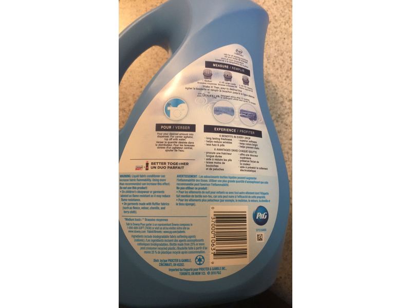 Downy Ultra Liquid Fabric Conditioner, April Fresh Scent, 90 Loads, 77 fl oz/2.3 L