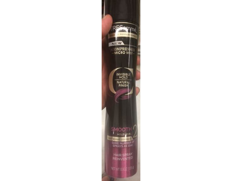 Tresemme Compressed Micro Mist Hair Spray, Smooth Hold Level 2, 5.5 oz/155 g