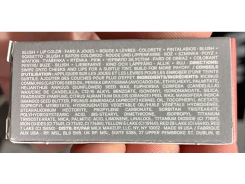 Milk Makeup Lip + Cheek Stick, Rally, 0.21 oz/6 g