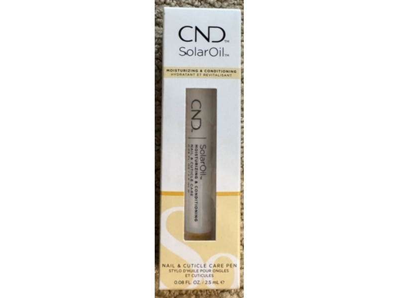 CND Moisturizing & Conditioning Nail & Cuticle Care Pen, Solar Oil, 0.08 fl oz/2.5 mL