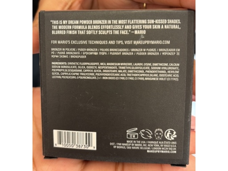 Makeup By Mario Soft Sculpt Blurring Bronzer, Light Medium, 0.25 oz/7 g