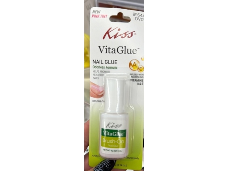 Kiss Vita Glue Nail Glue, DV01, 0.14 fl oz/4 g