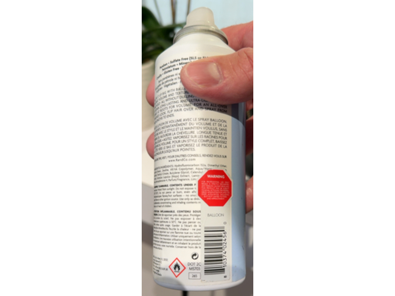 R+Co Balloon Dry Volume Spray, 5 oz/176mL