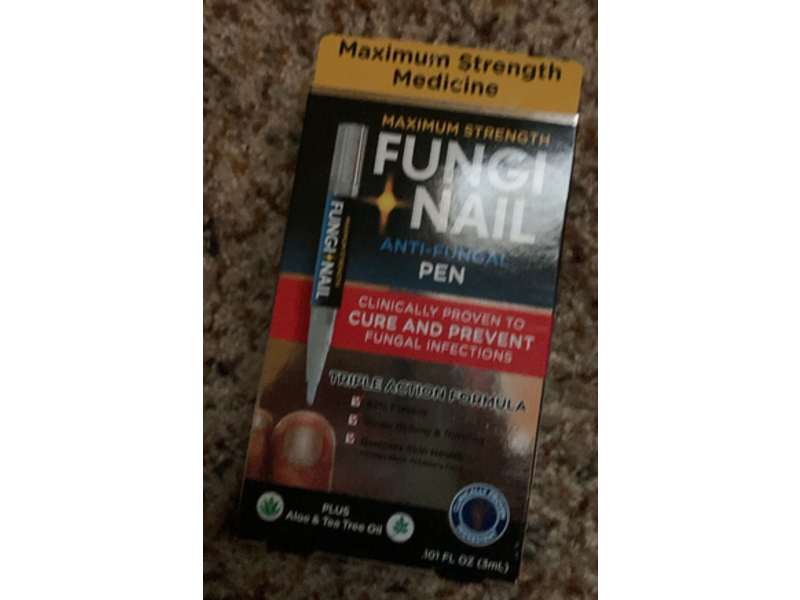 Fungi Nail Maximum Strength Anti - Fungal Pen, Aloe & Tea Tree Oil, 0.101 fl oz/3 mL