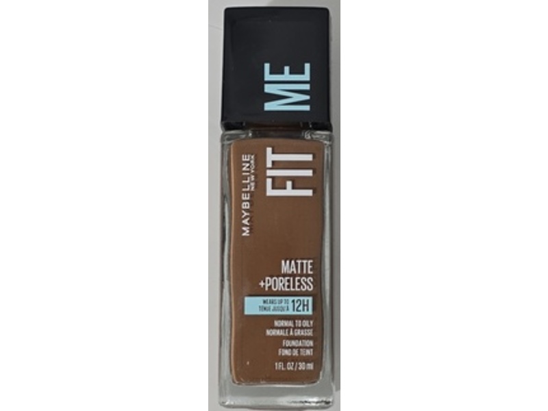 Maybelline New York Fit Me Matte +Poreless Liquid Foundation, 362 Truffle, 1 fl oz/30 mL