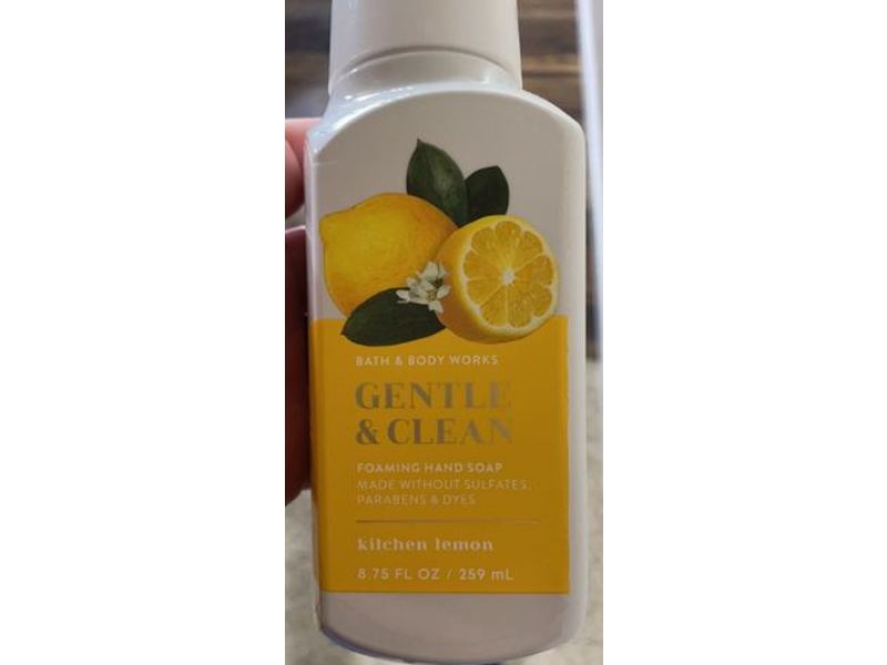 Bath & Body Works Gentle & Clean Foaming Hand Soap, Kitchen Lemon, 8.75 fl oz/259 mL