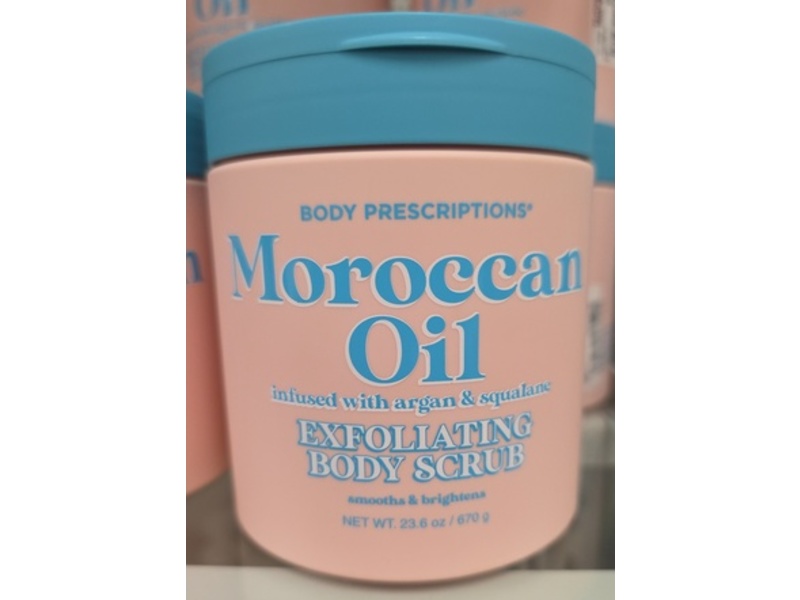 Body Prescriptions Moroccan Oil Exfoliating Body Scrub ,23.6 oz/670 g