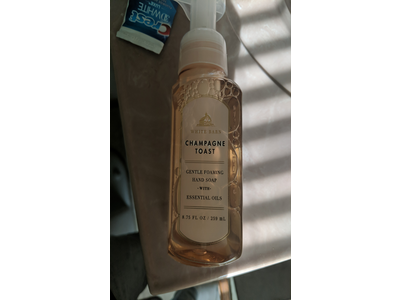 white barn champagne toast soap
