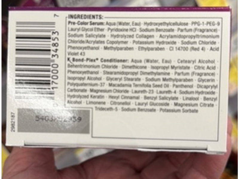 Schwarzkopf Keratin Color Permanent Hair Dye Cream, 4.8 Rich Bordeaux,1 Application