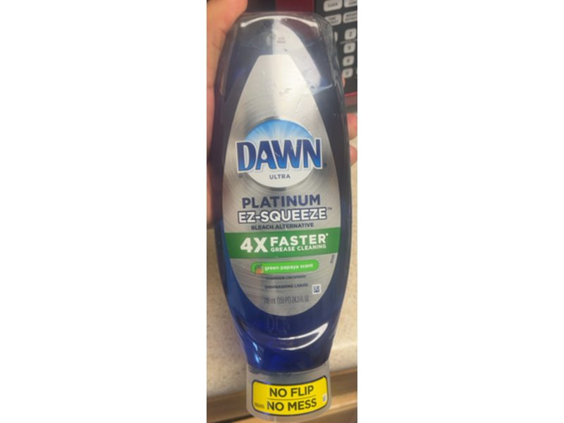 Dawn Ultra Platinum EZ-Squeeze Grease Cleaner, Green Papaya Scent, 24.3 fl oz/718 mL