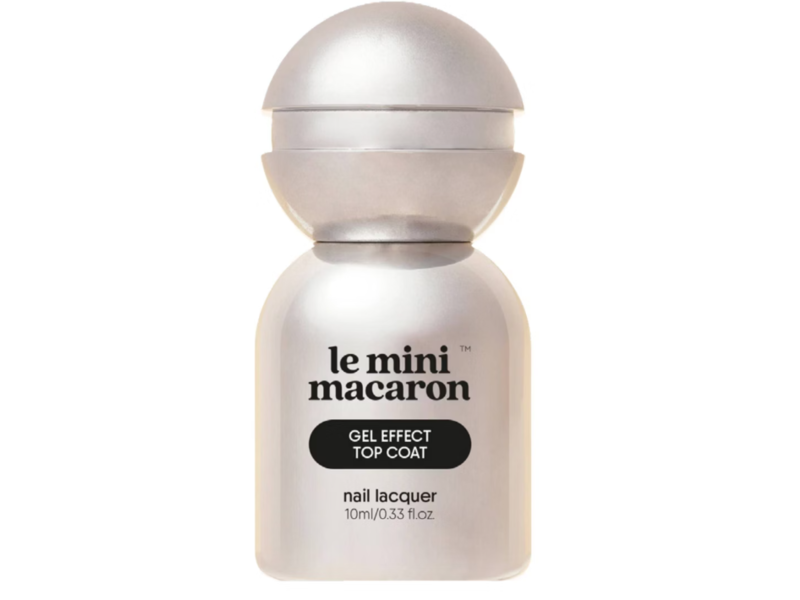 Le Mini Macaron Gel Effect Top Coat Nail Lacquer, 0.33 fl oz/10 mL