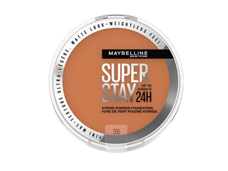 Maybelline New York Super Stay Hybrid Powder Foundation, 355 Coconut, 0.21 oz/6 g