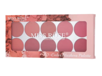 Miss Rose Professional Make-Up 10-Color Blushers Palette, 20 g - thumbnail 1