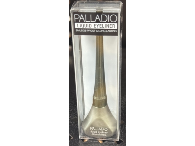 Palladio Liquid Eyeliner, Emerald Isle, 0.13 fl oz/3.8 mL