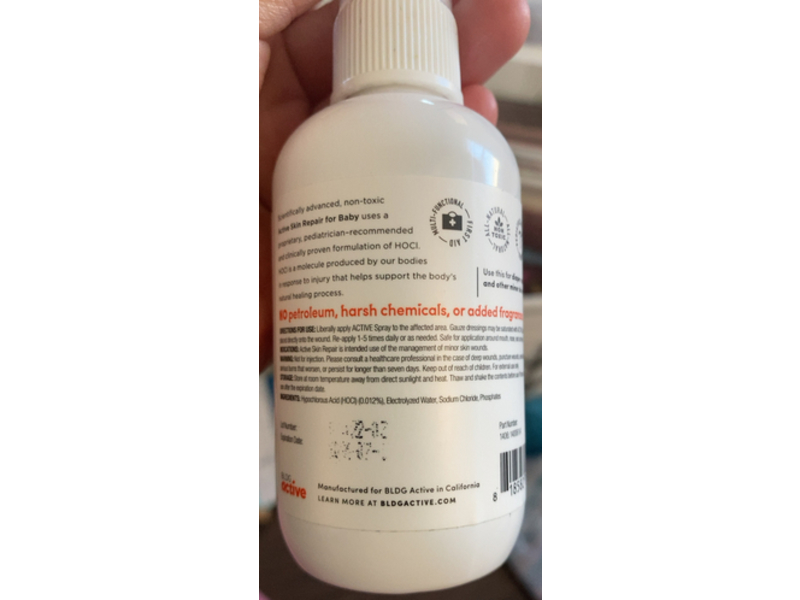 Active Skin Repair Baby Spray, 3 fl oz
