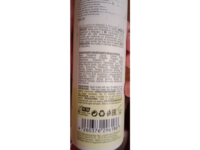 Ikoo No Frizz, No Drama Conditioner, 8.79 fl oz/250 mL