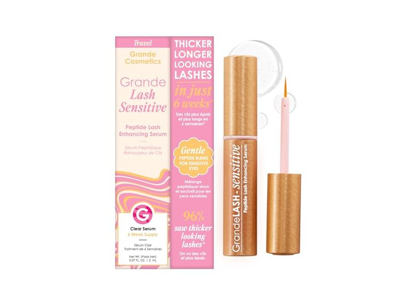 Grande Cosmetics Grandelash-Sensitive Peptide Lash Enhancing Serum, 0.07 fl oz/2 mL