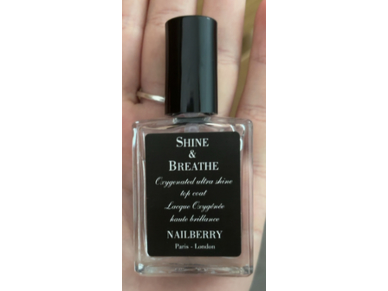 Nailberry Shine & Breathe Oxygenated Top Coat, 15 mL